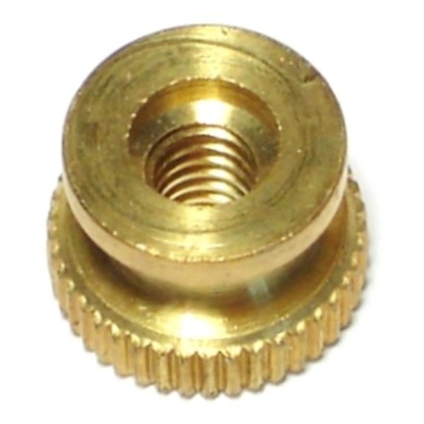 Midwest Fastener Rivet Nut, #8-32 Thread Size, Brass, 15 PK 61072